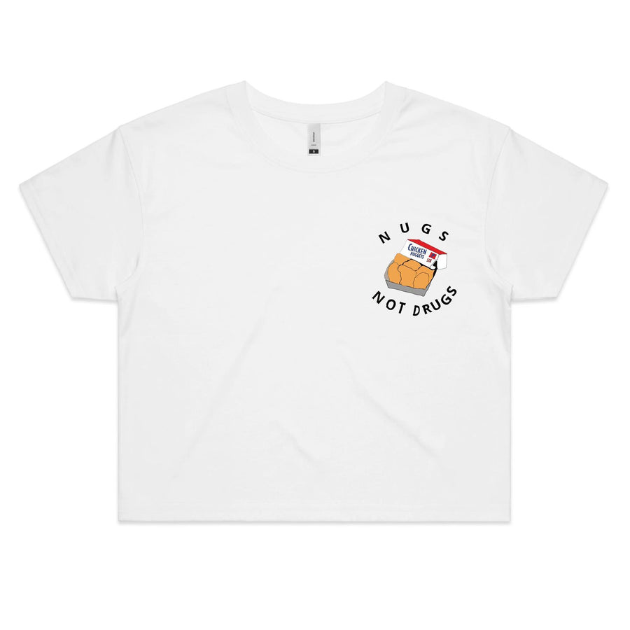 Nug's Not Drugs - Crop Tee - Poundcakeapparel